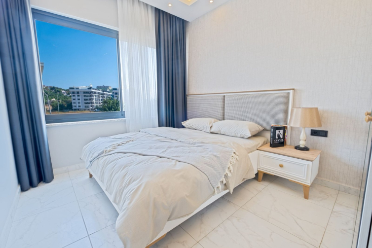 Brand-new 1+1 Sea View Apartment in Kargicak — Ideal for Living or Rental Income