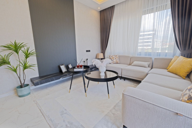 Brand-new 1+1 Sea View Apartment in Kargicak — Ideal for Living or Rental Income