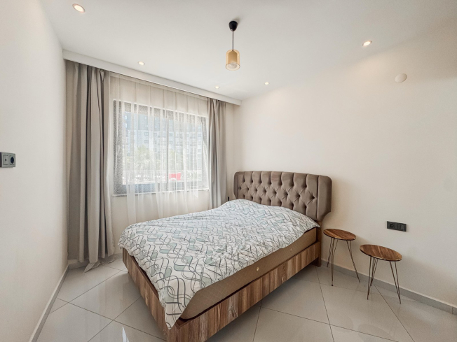 Furnished 1+1 Apartment in Mahmutlar with Resort-Style Infrastructure