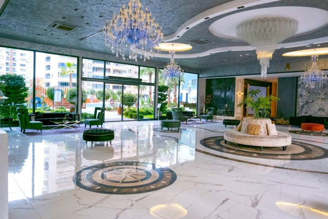 Furnished 1+1 Apartment in Mahmutlar with Resort-Style Infrastructure