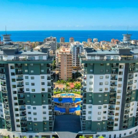 Furnished 1+1 Apartment in Mahmutlar with Resort-Style Infrastructure