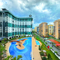 Furnished 1+1 Apartment in Mahmutlar with Resort-Style Infrastructure