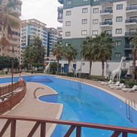 Furnished 1+1 Apartment in Mahmutlar with Resort-Style Infrastructure