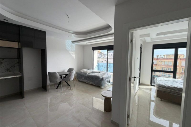 Modern 1+1 Apartment in Alanya City Center with Hotel-Style Infrastructure