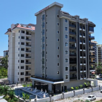 New 1+1 apartment in Mahmutlar with installment plan near the sea