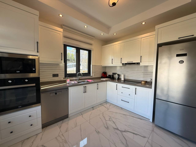 Fully Furnished 3+1 Villa with Private Garden in a Quiet Area of Kargicak