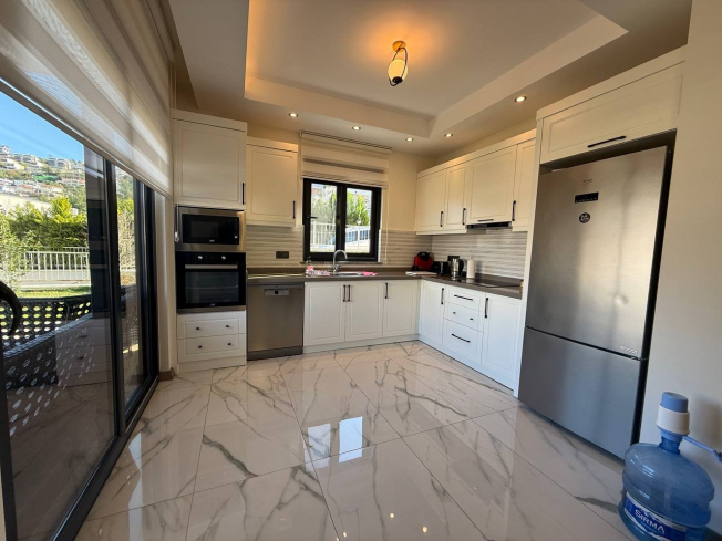 Fully Furnished 3+1 Villa with Private Garden in a Quiet Area of Kargicak