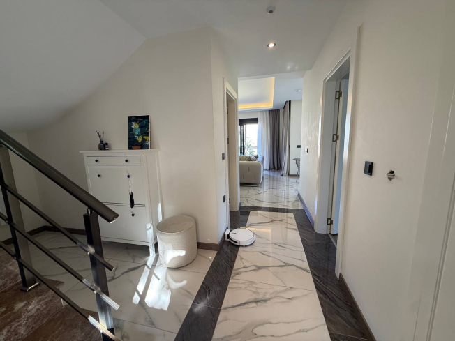 Fully Furnished 3+1 Villa with Private Garden in a Quiet Area of Kargicak