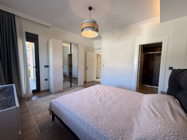 Fully Furnished 3+1 Villa with Private Garden in a Quiet Area of Kargicak