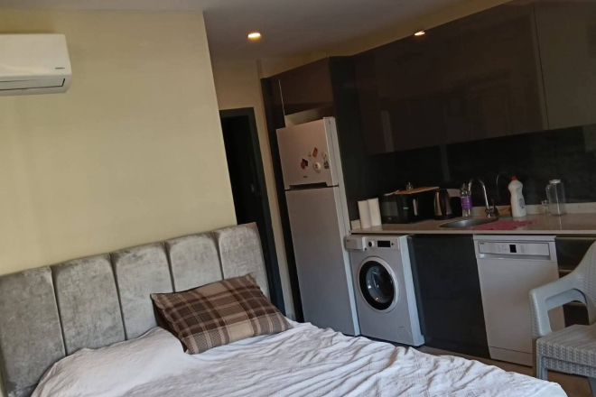 High-Floor Studio Apartment with Panoramic Views in Mahmutlar