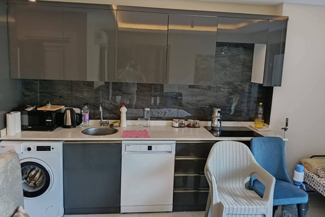 High-Floor Studio Apartment with Panoramic Views in Mahmutlar