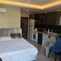 High-Floor Studio Apartment with Panoramic Views in Mahmutlar