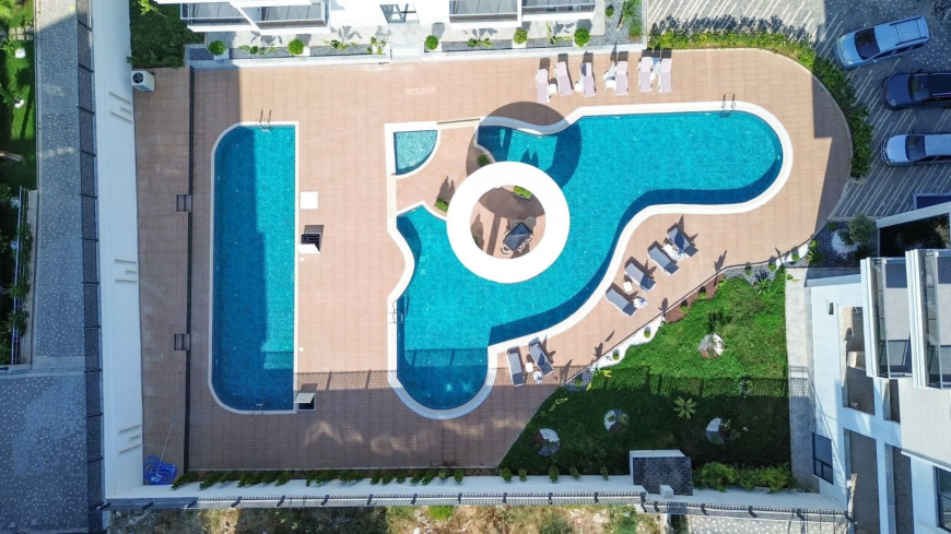 1+1 Apartment Just 100 Meters from the Sea in Prestigious Kargicak