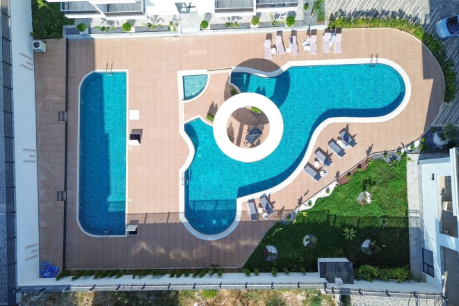 1+1 Apartment Just 100 Meters from the Sea in Prestigious Kargicak