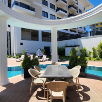 1+1 Apartment Just 100 Meters from the Sea in Prestigious Kargicak