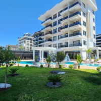 1+1 Apartment Just 100 Meters from the Sea in Prestigious Kargicak