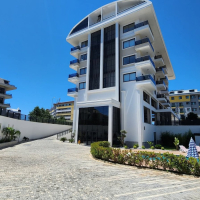 1+1 Apartment Just 100 Meters from the Sea in Prestigious Kargicak