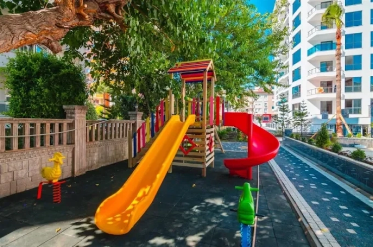 Fully Furnished 1+1 Apartment Suitable for Living and Rental in Alanya