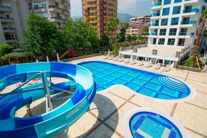 Fully Furnished 1+1 Apartment Suitable for Living and Rental in Alanya