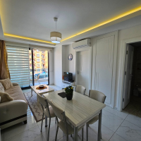 Fully Furnished 1+1 Apartment Suitable for Living and Rental in Alanya