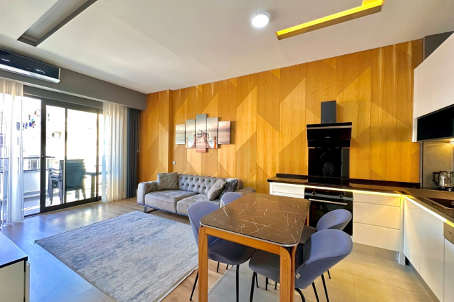 Modern 1+1 Apartment Near Cleopatra Beach — Ideal for Rental and Residence Permit