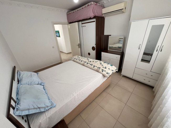 Move-in ready 1+1 apartment near the sea in Mahmutlar