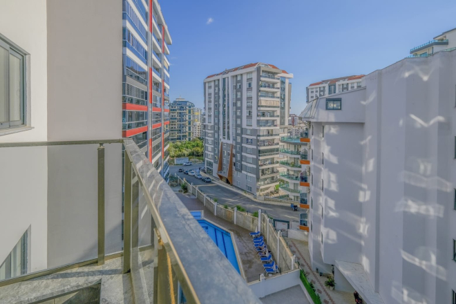 Bright Apartment with Open Views in a New Building in Mahmutlar