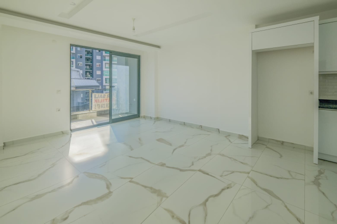 Bright Apartment with Open Views in a New Building in Mahmutlar