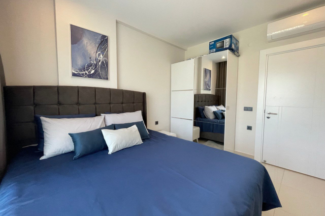 1+1 Apartment for Rent in Alanya, Kargicak — 100 meters to the Beach, New Residence 2023, All Inclusive