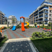 1+1 Apartment for Rent in Alanya, Kargicak — 100 meters to the Beach, New Residence 2023, All Inclusive