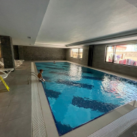 1+1 Apartment for Rent in Alanya, Kargicak — 100 meters to the Beach, New Residence 2023, All Inclusive