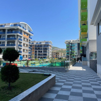 1+1 Apartment for Rent in Alanya, Kargicak — 100 meters to the Beach, New Residence 2023, All Inclusive