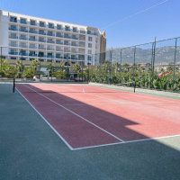 1+1 Apartment for Rent in Alanya, Kargicak — 100 meters to the Beach, New Residence 2023, All Inclusive