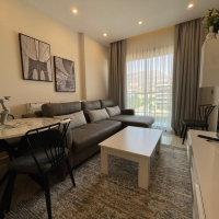 1+1 Apartment for Rent in Alanya, Kargicak — 100 meters to the Beach, New Residence 2023, All Inclusive