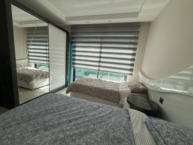 2+1 Apartment for Rent in Alanya, Kargicak — Private Beach Access, 100m to Sea, All Inclusive
