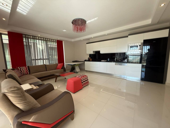 2+1 Apartment for Rent in Alanya, Kargicak — Private Beach Access, 100m to Sea, All Inclusive