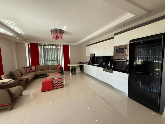 2+1 Apartment for Rent in Alanya, Kargicak — Private Beach Access, 100m to Sea, All Inclusive