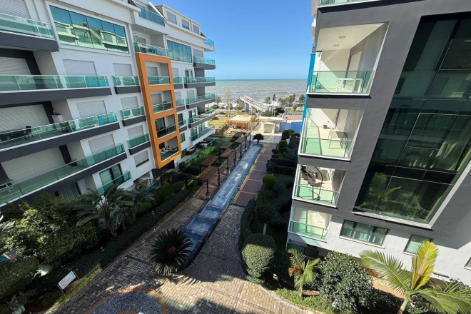 2+1 Apartment for Rent in Alanya, Kargicak — Private Beach Access, 100m to Sea, All Inclusive