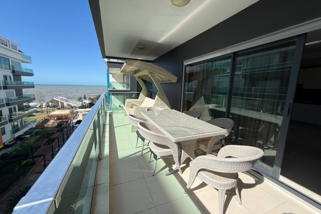 2+1 Apartment for Rent in Alanya, Kargicak — Private Beach Access, 100m to Sea, All Inclusive