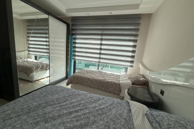 2+1 Apartment for Rent in Alanya, Kargicak — Private Beach Access, 100m to Sea, All Inclusive