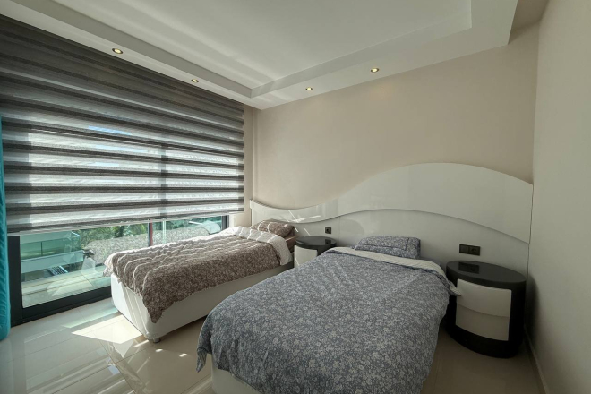 2+1 Apartment for Rent in Alanya, Kargicak — Private Beach Access, 100m to Sea, All Inclusive