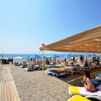 2+1 Apartment for Rent in Alanya, Kargicak — Private Beach Access, 100m to Sea, All Inclusive