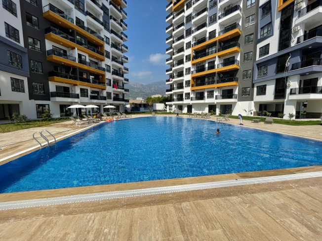 Modern 1-bedroom apartment in Mahmutlar for holiday rental