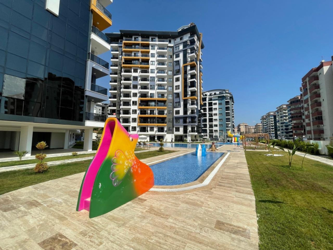 Modern 1-bedroom apartment in Mahmutlar for holiday rental