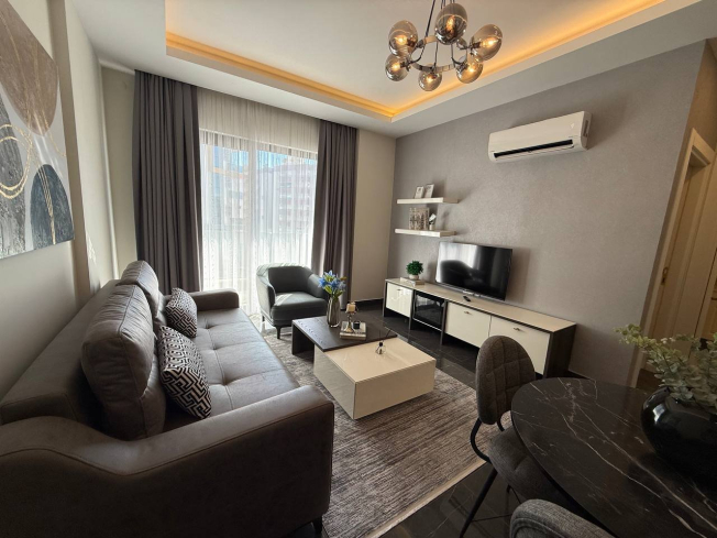 Modern 1-bedroom apartment in Mahmutlar for holiday rental