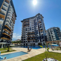 Modern 1-bedroom apartment in Mahmutlar for holiday rental
