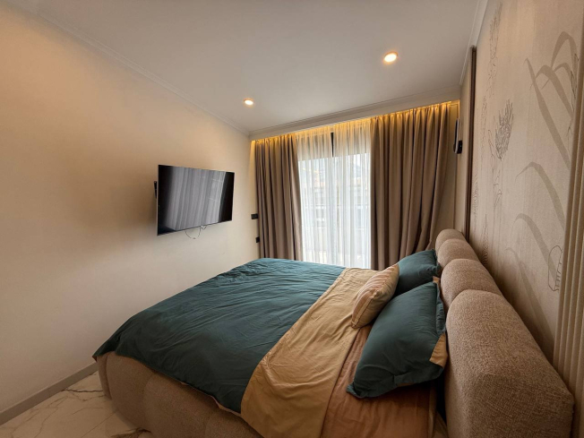 Large 4-bedroom apartment with sea view in Oba, Alanya