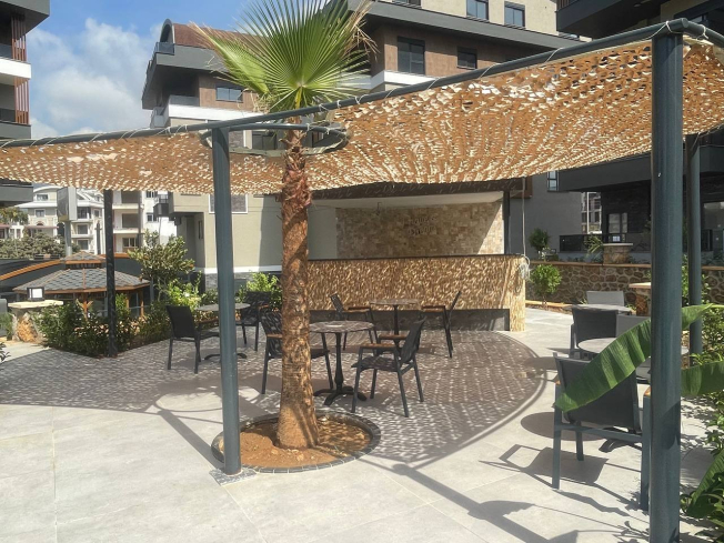 Large 4-bedroom apartment with sea view in Oba, Alanya