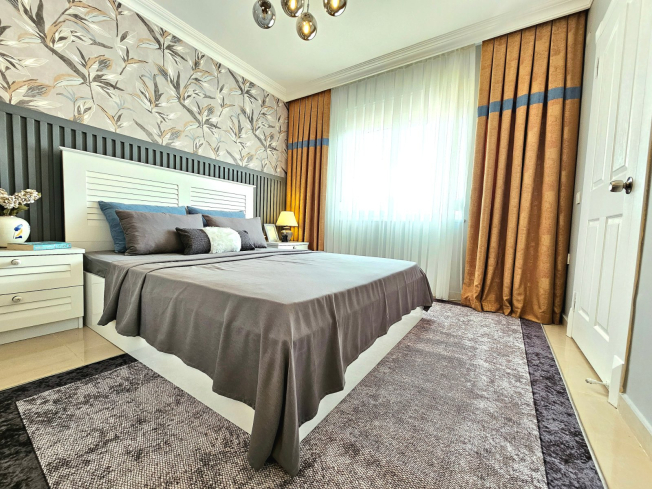 Spacious 3+1 duplex apartment in Oba, Alanya — family living in a residence with resort-style infrastructure