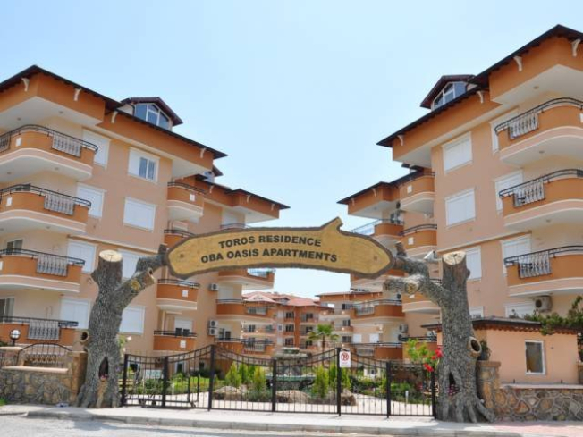 Spacious 3+1 duplex apartment in Oba, Alanya — family living in a residence with resort-style infrastructure